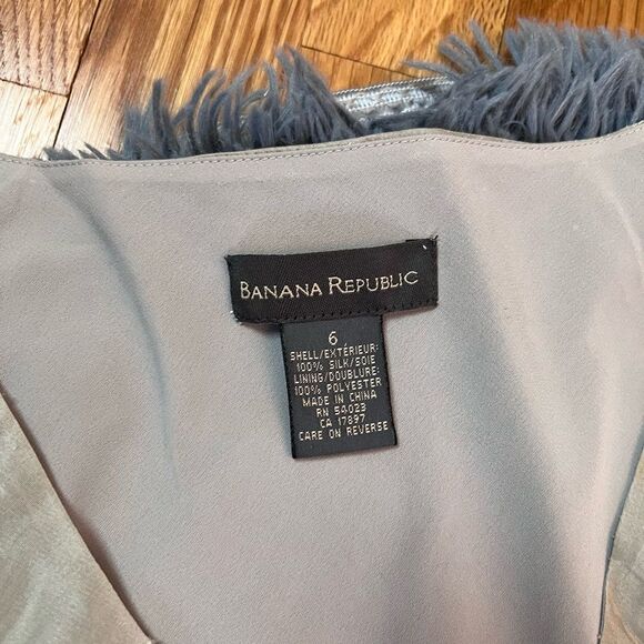 Banana Republic Vintage Y2K Long Silk Dress Size 6 - Picture 2 of 5